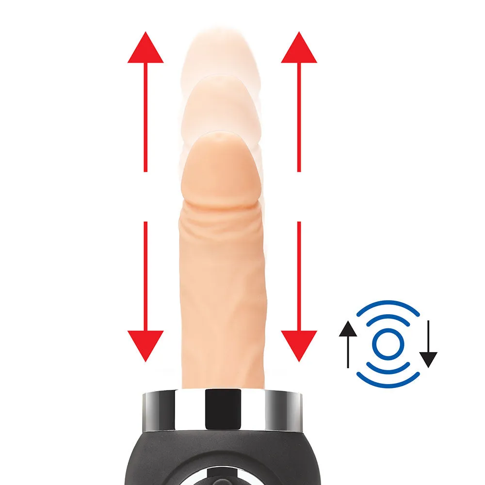 Lux Fetish compacte sexmachine met afstandsbediening zuignap