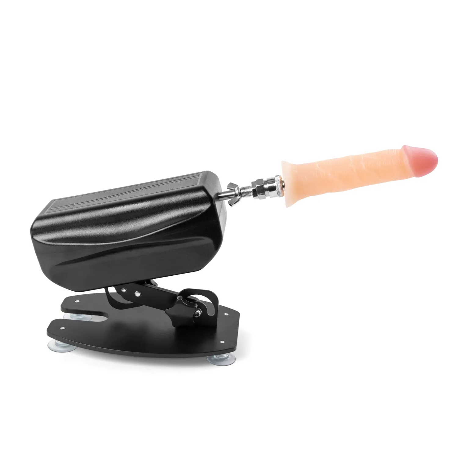 Lux Fetish Wireless Remote sexmachine met dildo siliconen
