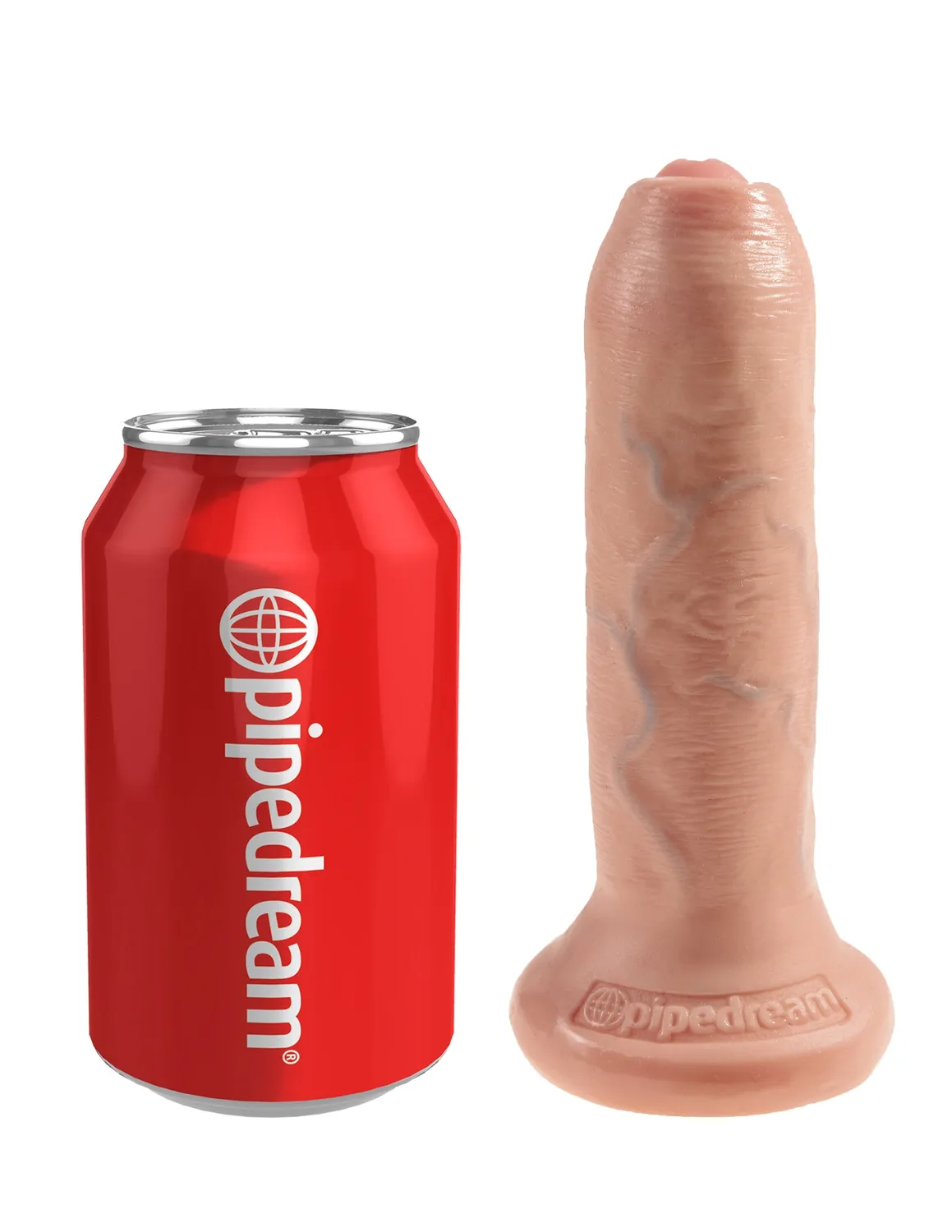 Pipedream King Cock 6 Uncut realistische dildo met voorhuid