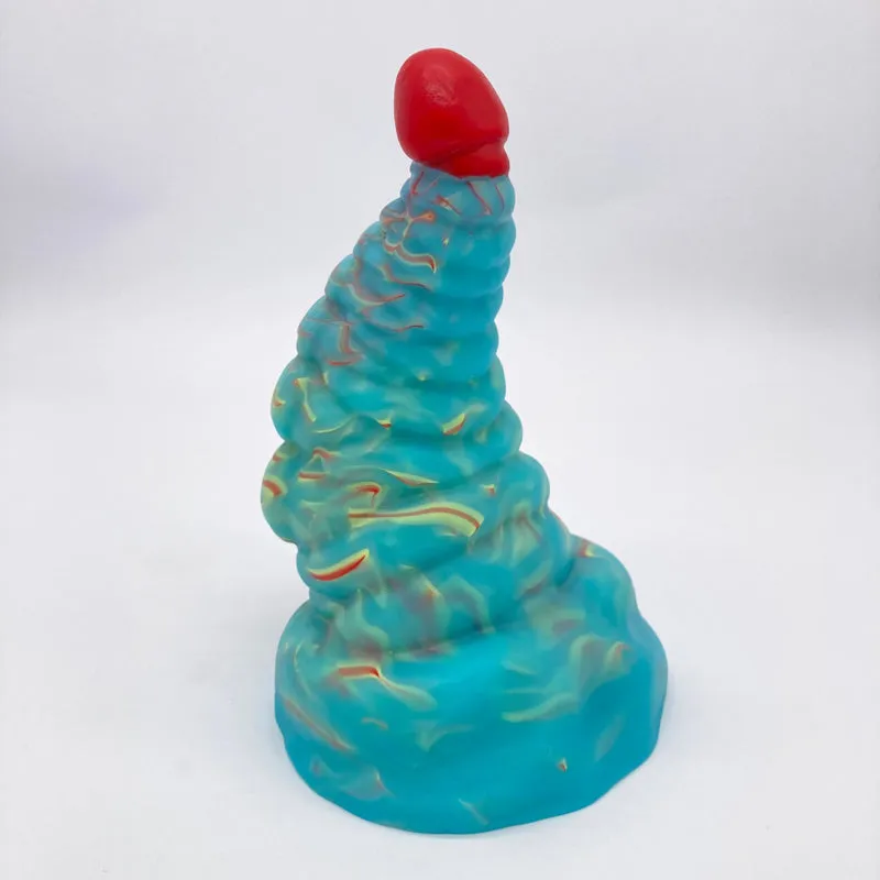 Tentickle Tenton Blue Hawaiian dildo medium zacht silicone