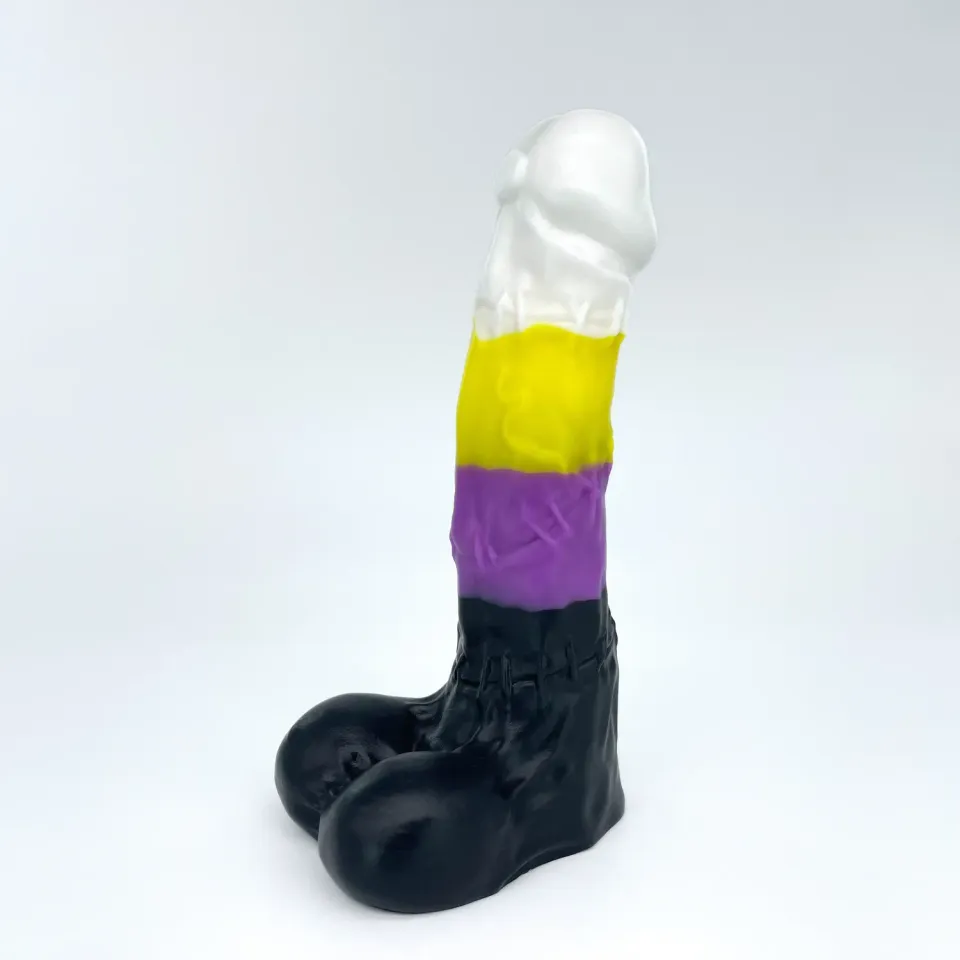 Tentickle Frankie Non Binary Pride dildo x-small medium