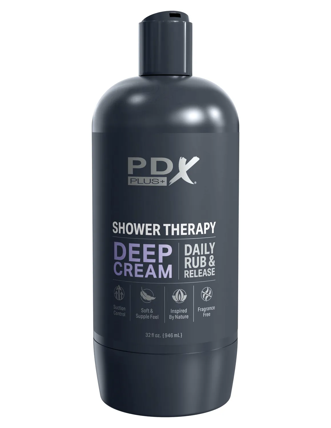 Pipedream PDX Plus Shower Therapy stroker shampoo fles