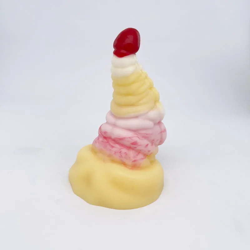 Tentickle Tenton Strawberry Layer Cake dildo small soft OO30