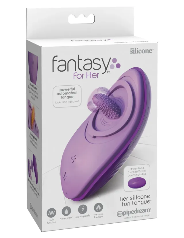Pipedream Fantasy Her Fun Tongue clitorisvibrator paars
