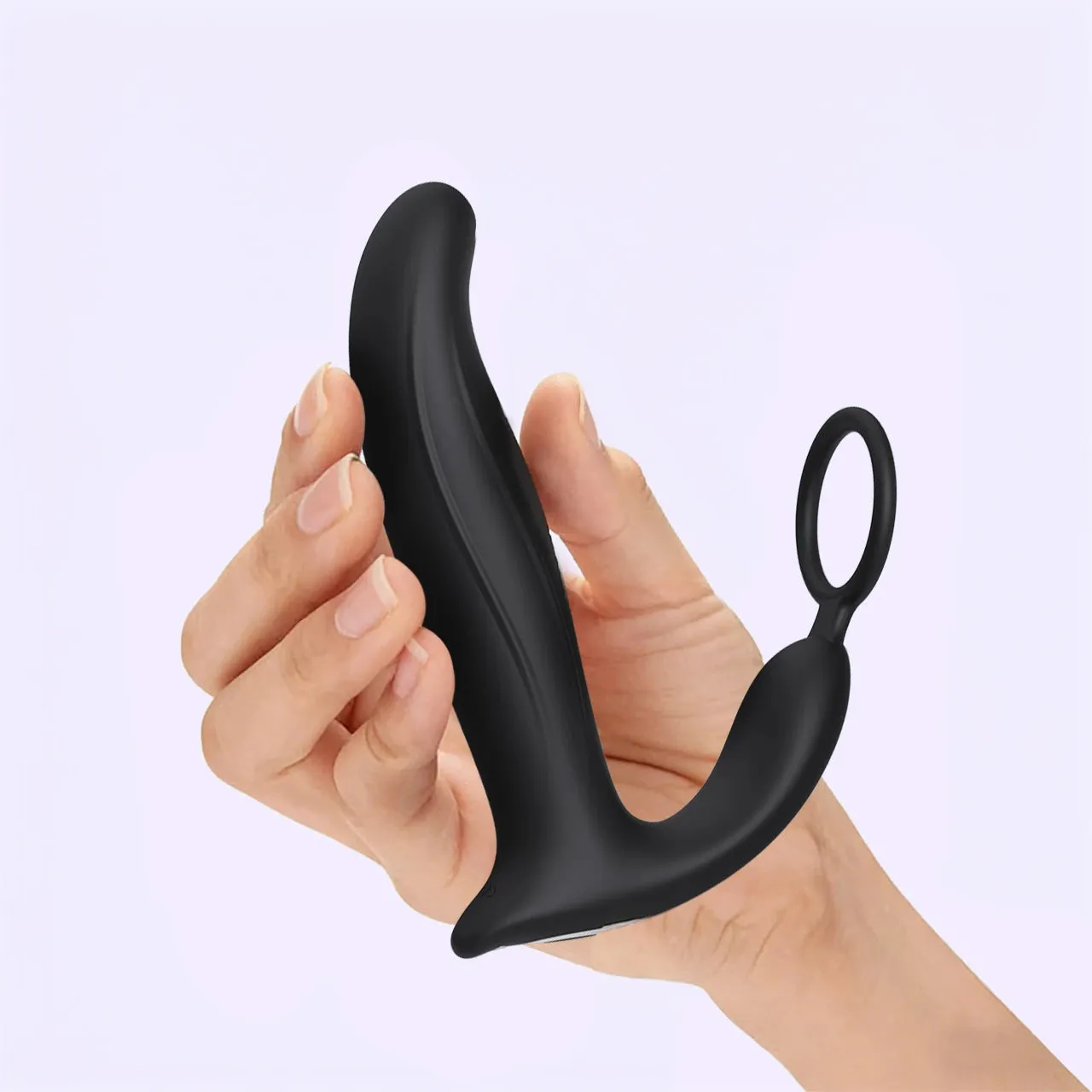 Beisar Pau anale vibrator zwart draaiend stotend