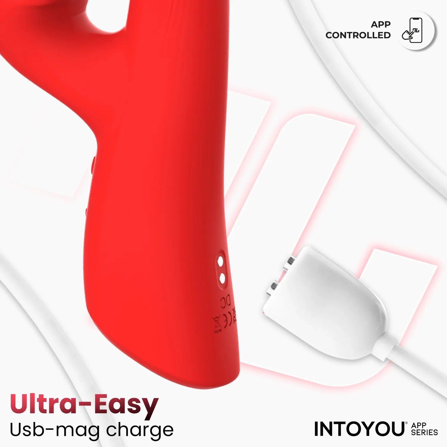 Intoyou Trixy vibrator tapping biting met app LED