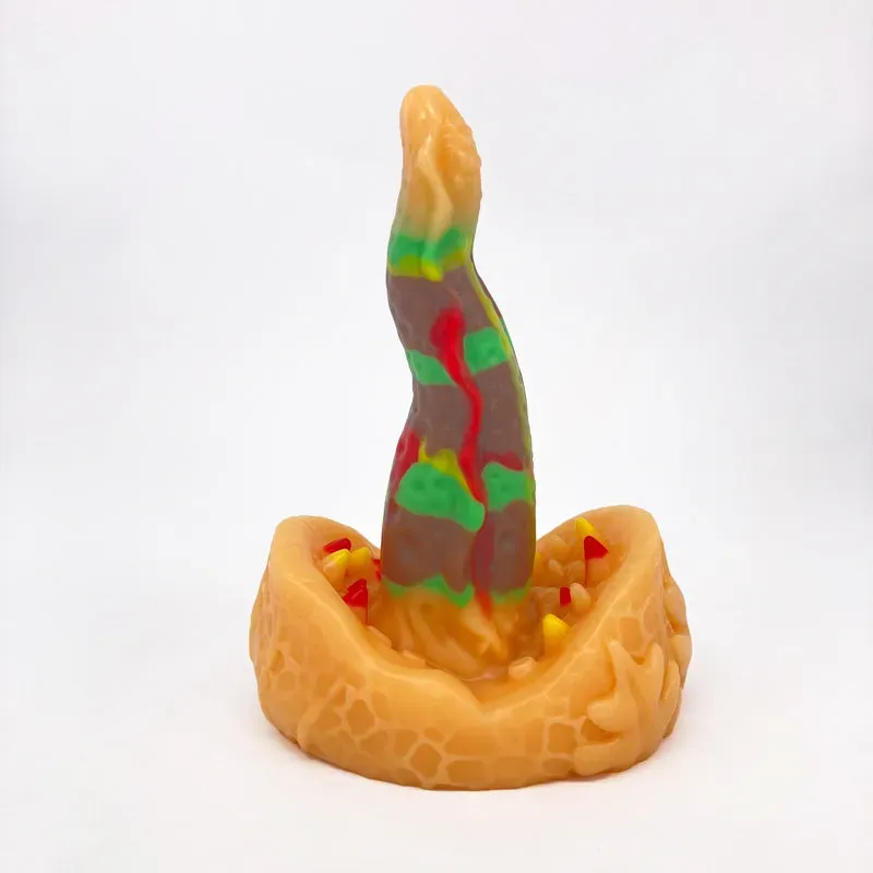 Tentickle Meenus Burger dildo small soft zachte siliconen