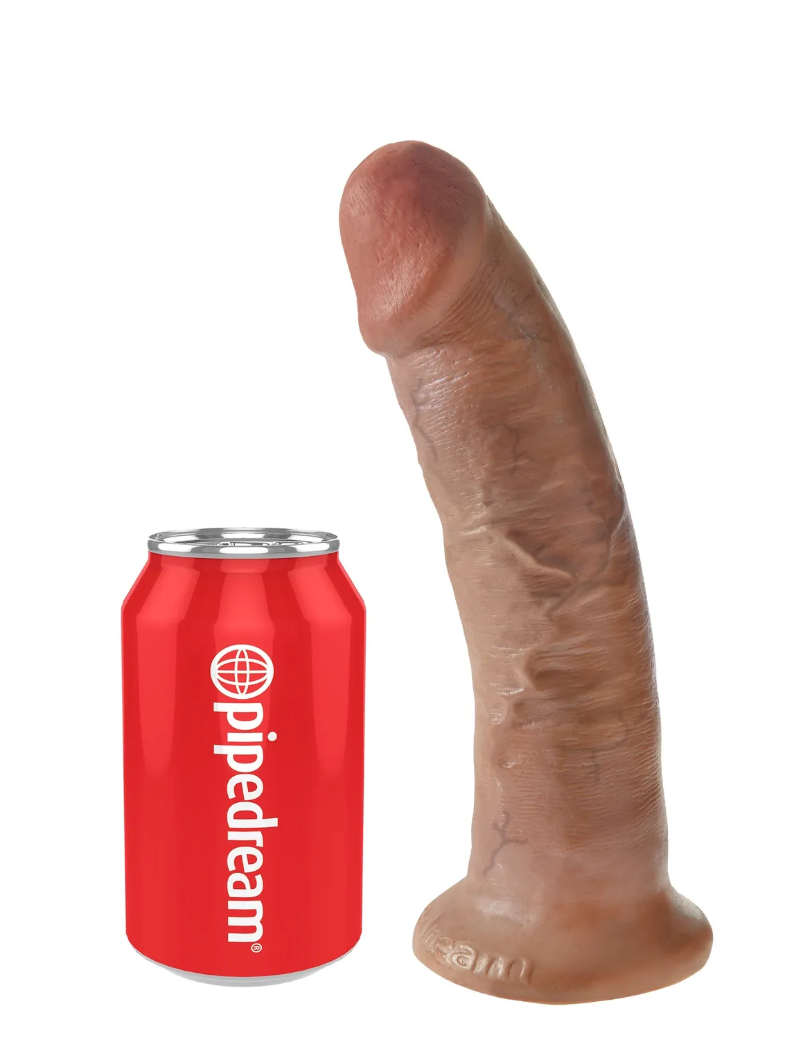 King Cock 9 inch dildo huidskleur met zuignap