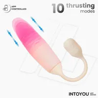 Intoyou NexEgg Motion vibrerend ei beige roze thrusting