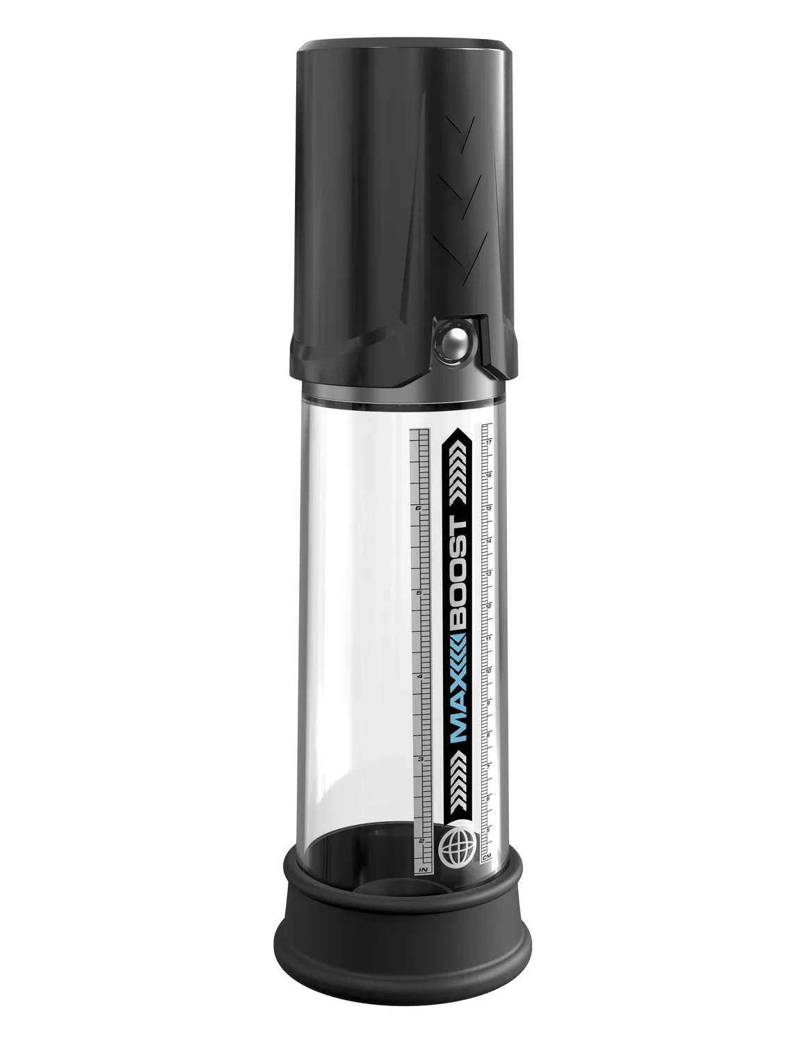Pipedream Pump Worx Max Boost penispomp zwart transparant
