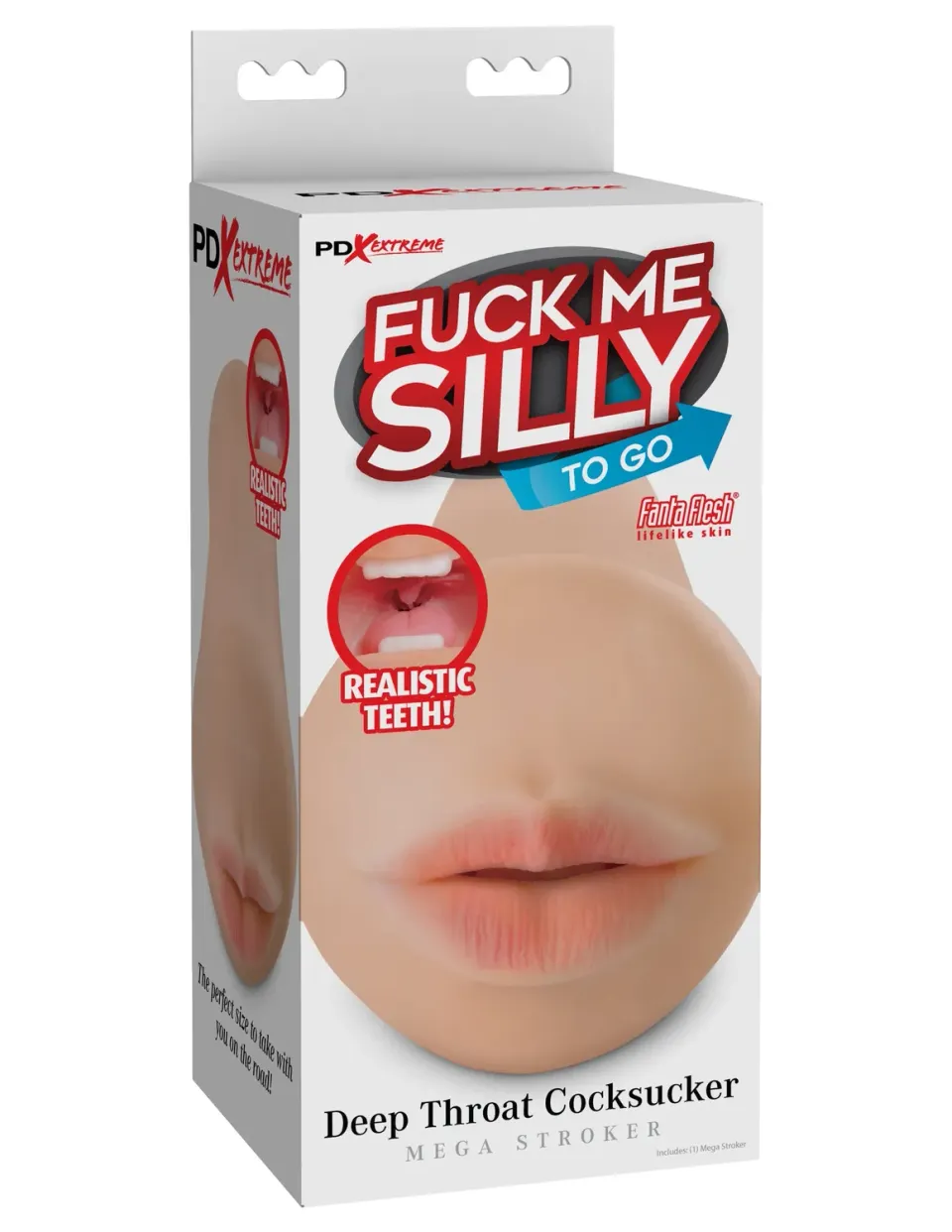 Pipedream Fuck Me Silly To Go Deep Throat masturbator mond