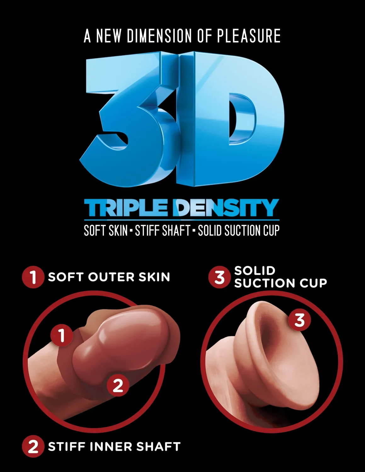 Pipedream King Cock 6.5 Triple Density Cock with Balls dildo zuignap