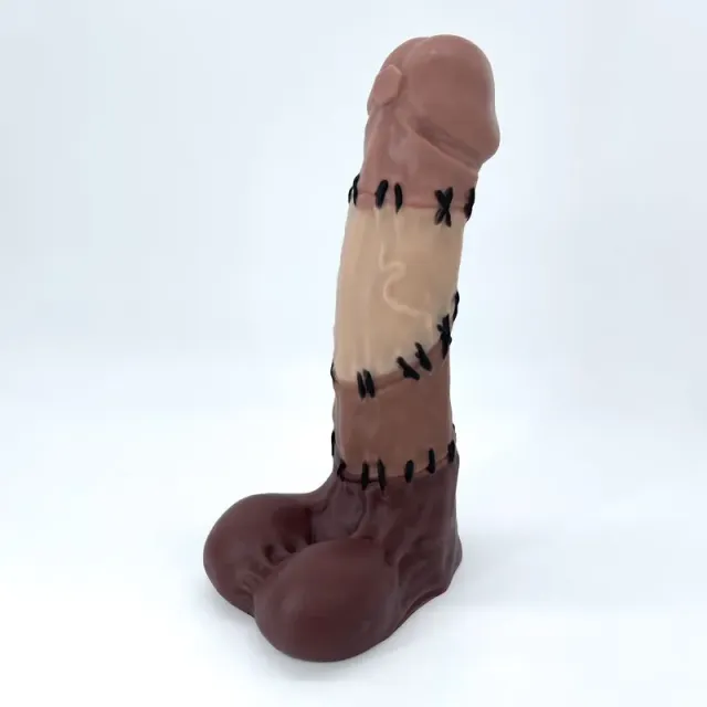 Tentickle Frankie Patchwork Monster dildo small medium