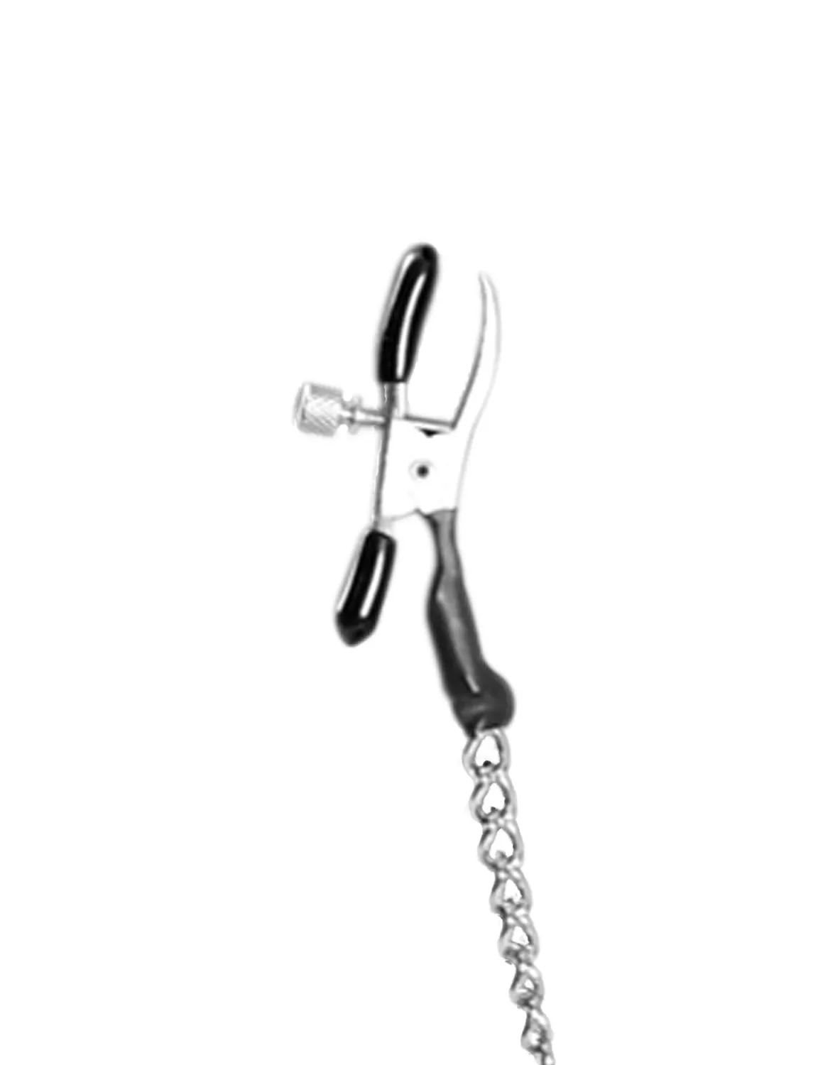 Pipedream Fetish Fantasy Alligator tepelklemmen met ketting metaal