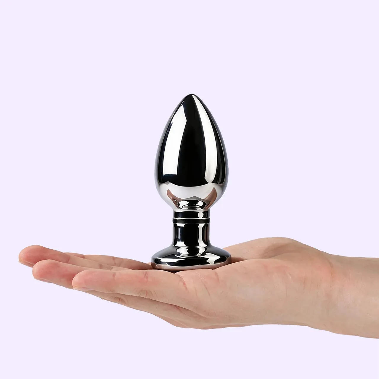 Beisar Perun electro buttplug zilver metaal compact