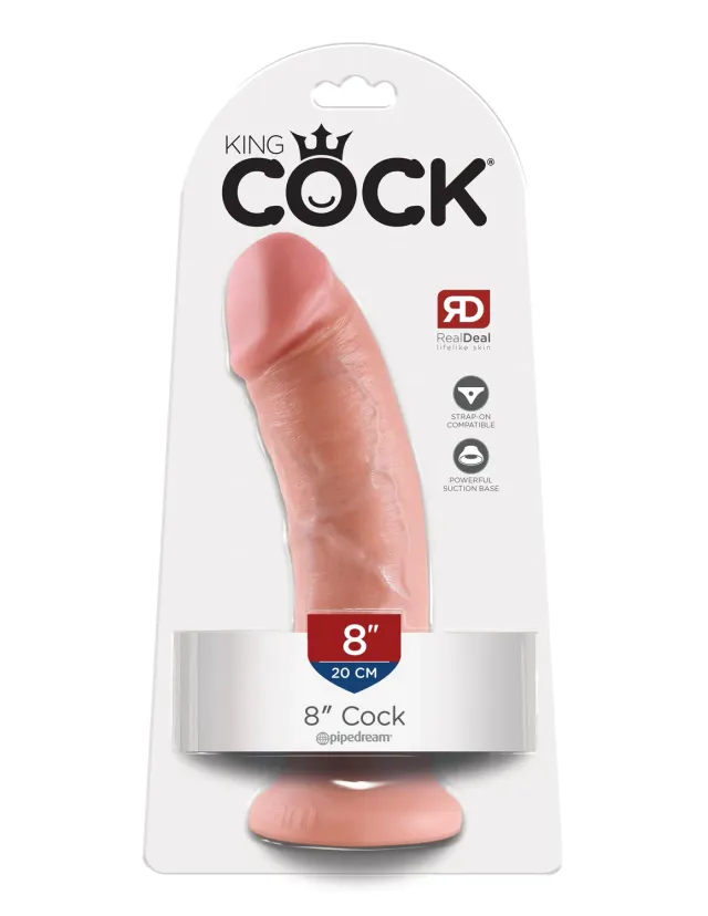 Pipedream King Cock 8 Cock dildo licht realistisch