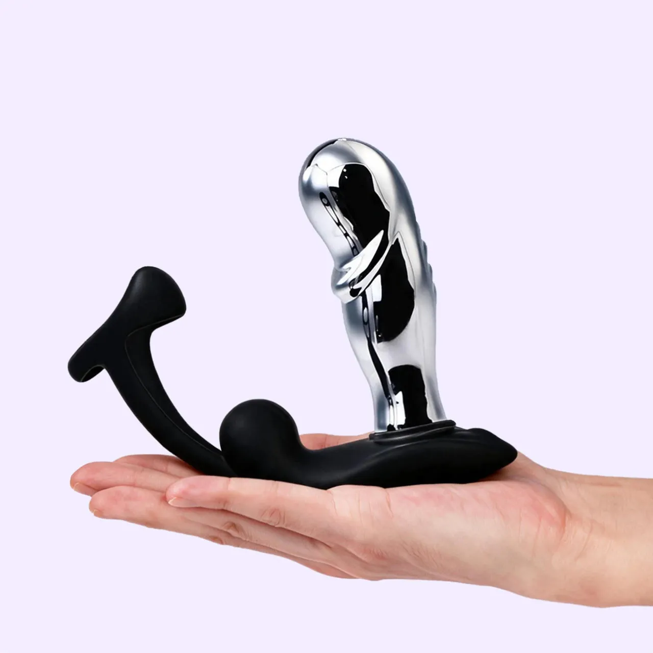 Beisar Thor prostatemassager zilver e-stim vibratie