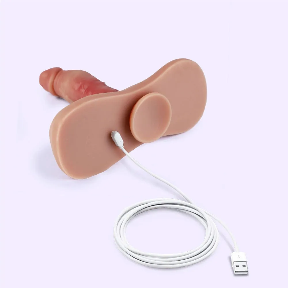 Beisar Dynamo oprijdildo rosy beige met zuignap