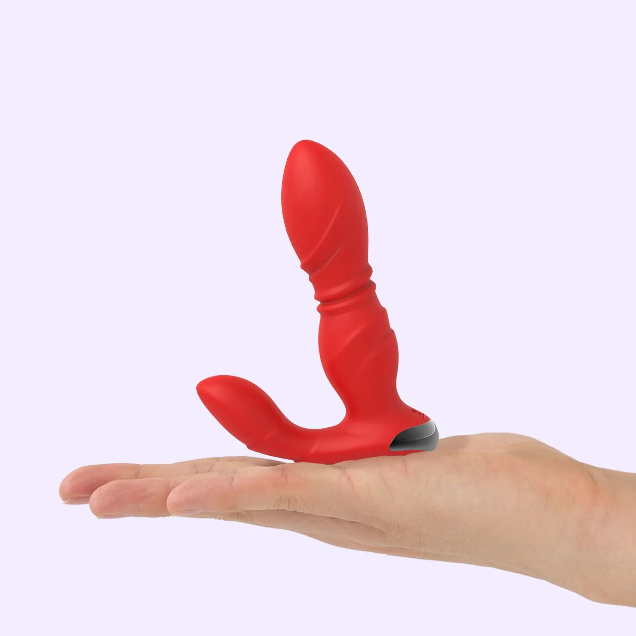 Beisar VividPulse vibrator rood draagbaar stotend