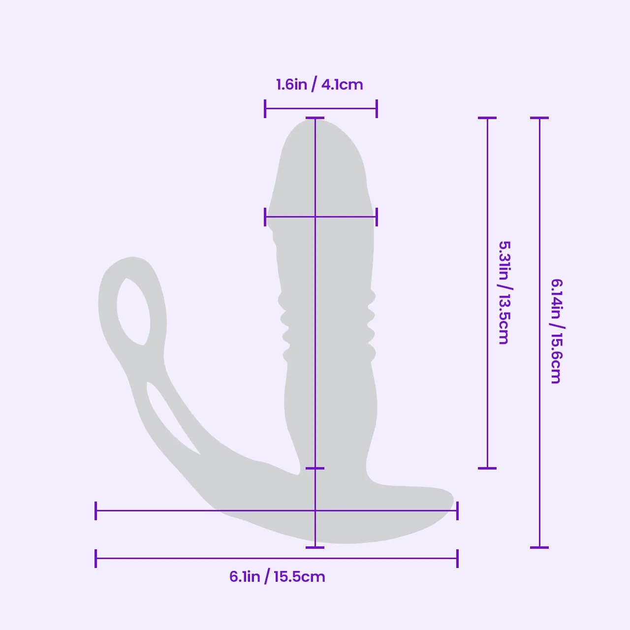 Beisar Petalwish 3 vibrator zwart met 12 trilstanden