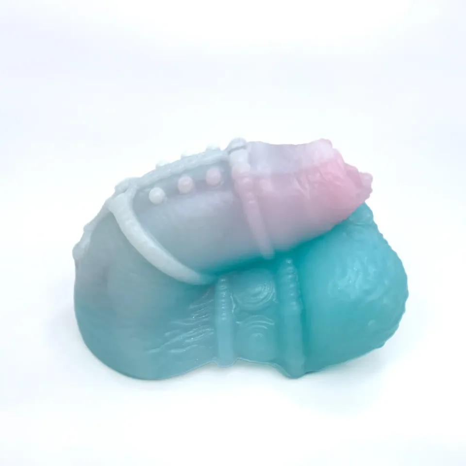 Tentickle Xerxes Cotton Candy Sorbet packer soft glow in the dark