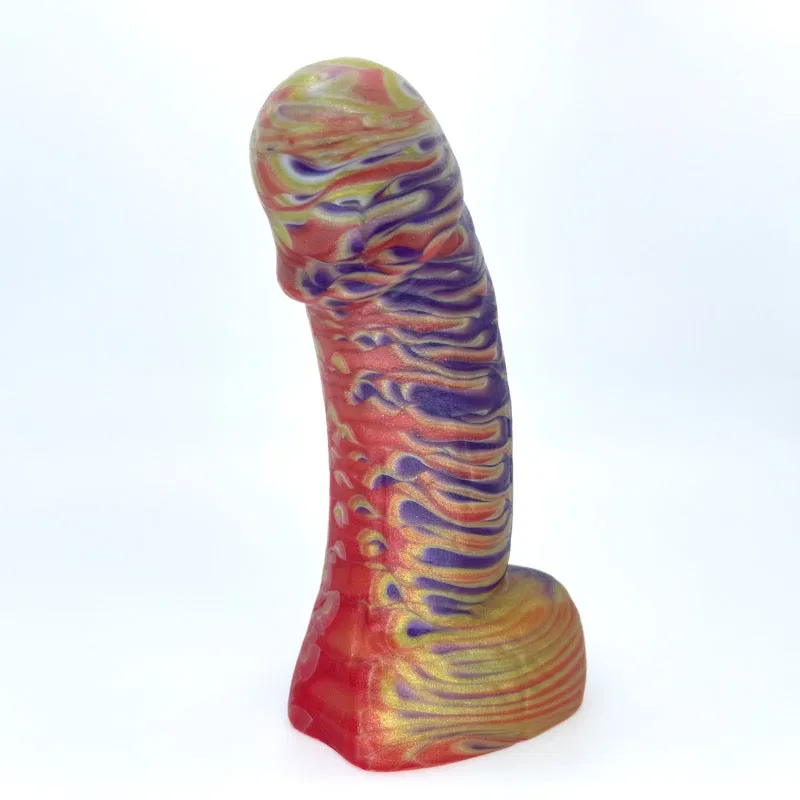 Tentickle Woodsman Choc Egg Foil dildo XS zacht silicone