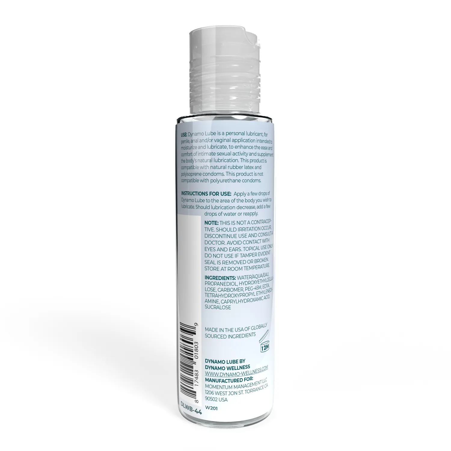 Screaming O Dynamo glijmiddel waterbasis 30 ml parabeenvrij