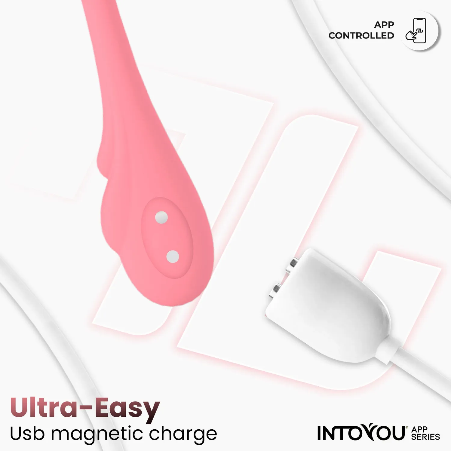 Intoyou Waving vibro-ei met app roze 8 standen