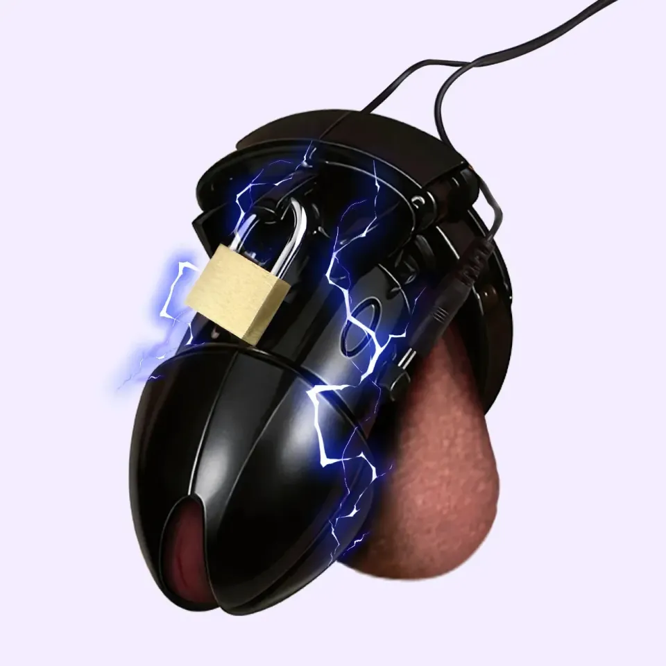 Beisar Prometheus kuisheidskooi zwart e-stim
