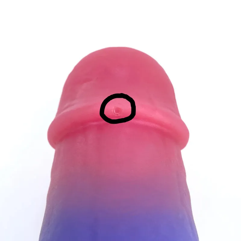 Tentickle Woodsman Pink-Purple Fade dildo medium flop