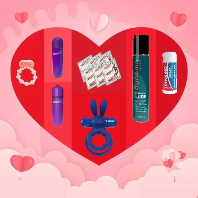 Screaming O Valentine's Pleasure Kit stellen set 8-delig