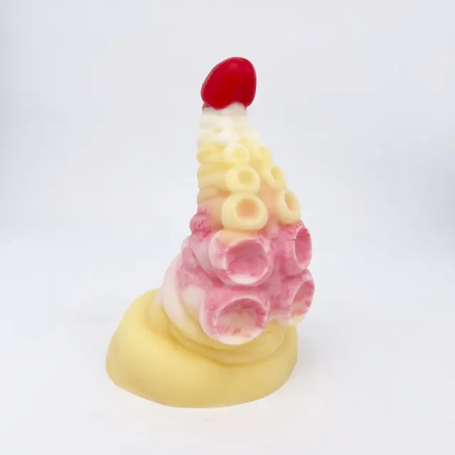 Tentickle Tenton Strawberry Layer Cake dildo medium zacht