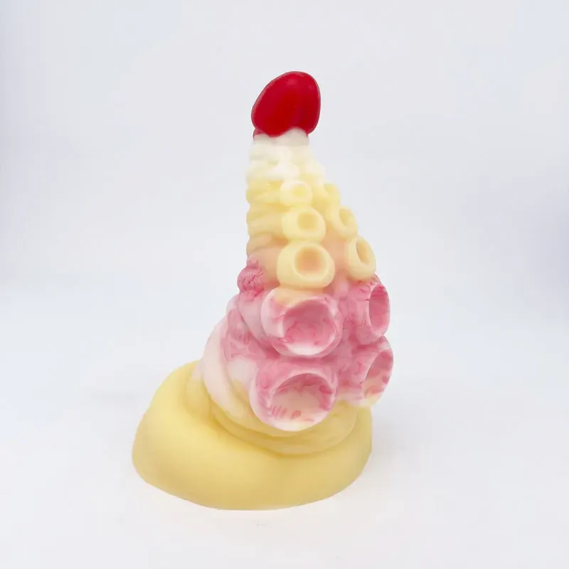 Tentickle Tenton Strawberry Layer Cake dildo medium zacht