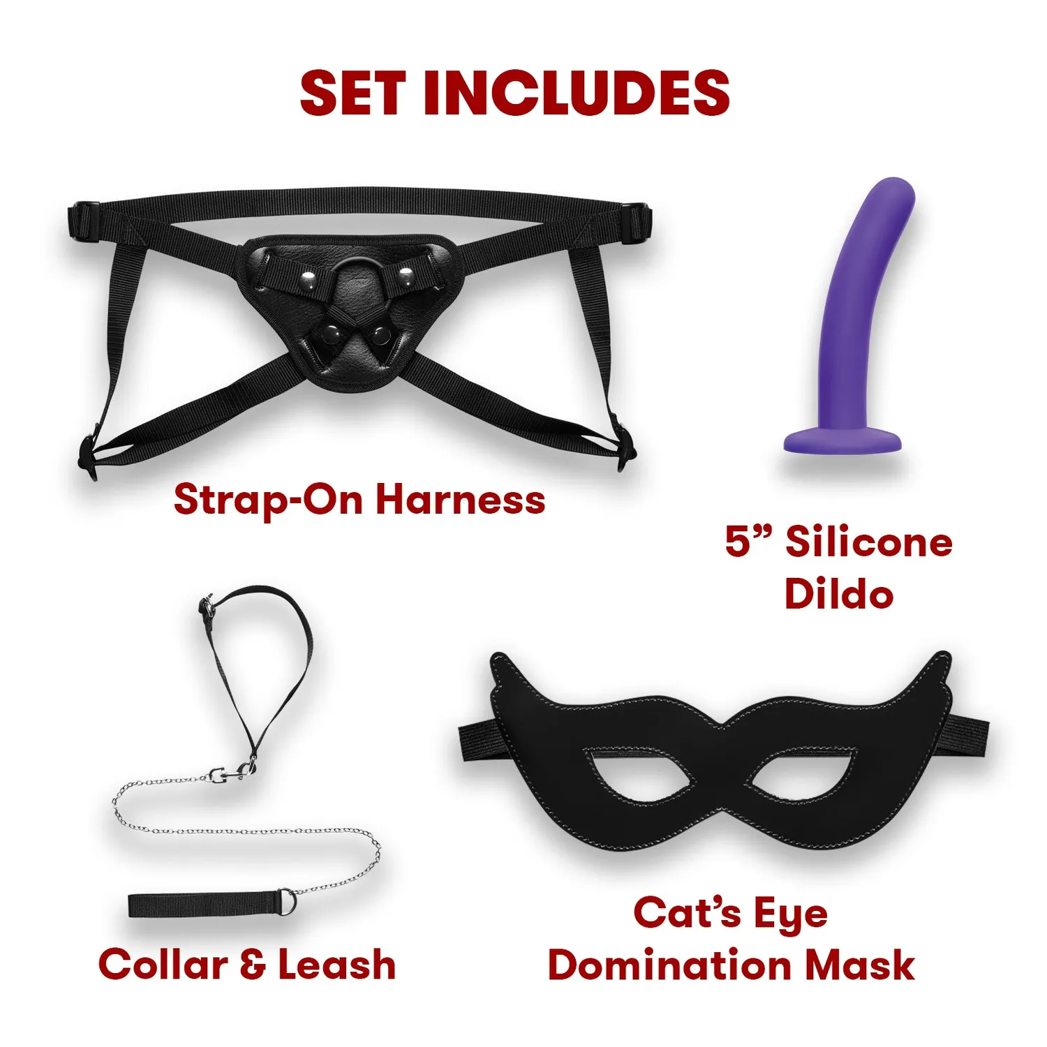 Lux Fetish Bondage In-A-Box bondageset 12-delig