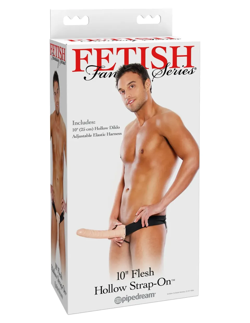 Fetish Fantasy 10 inch holle voorbinddildo met harnas