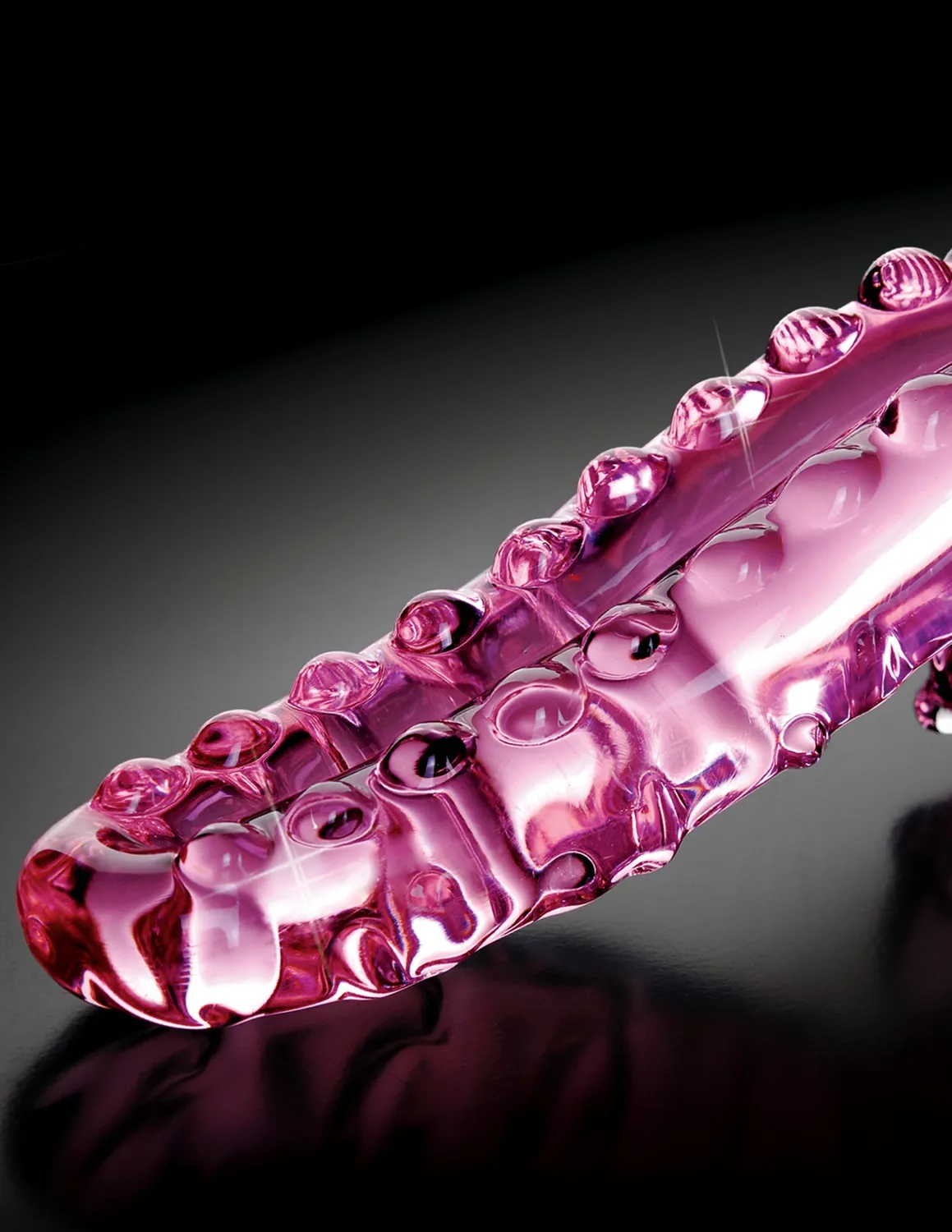Pipedream Icicles No. 24 glazen dildo roze handgemaakt