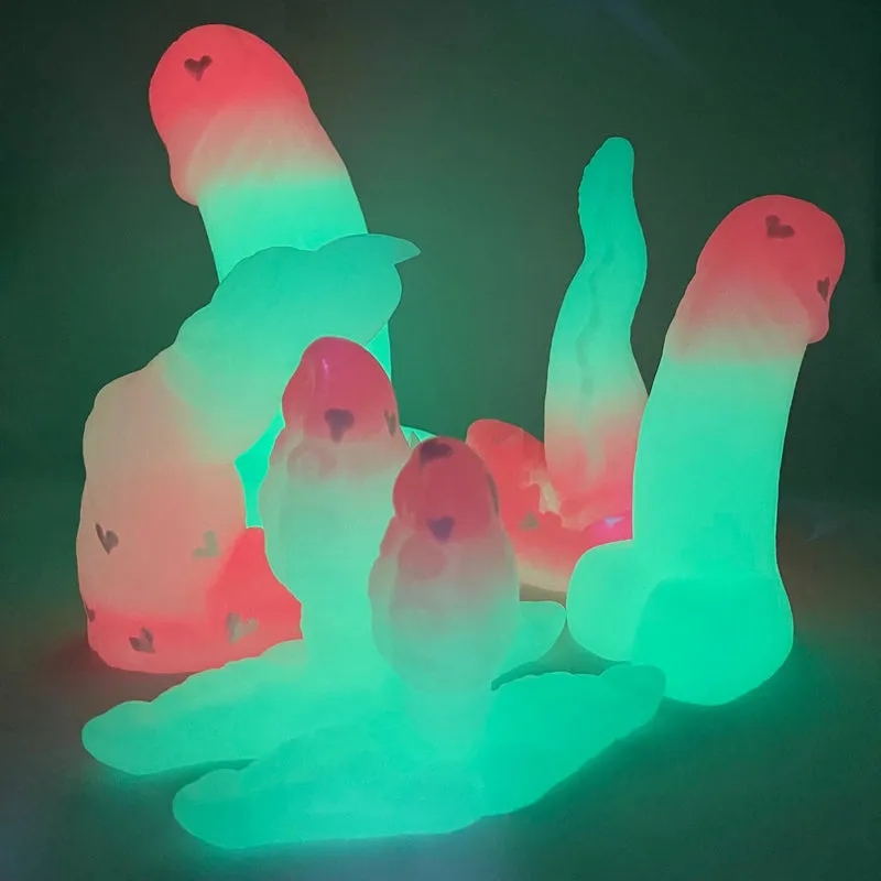 Tentickle Meenus Be My Fungi dildo medium glow in dark