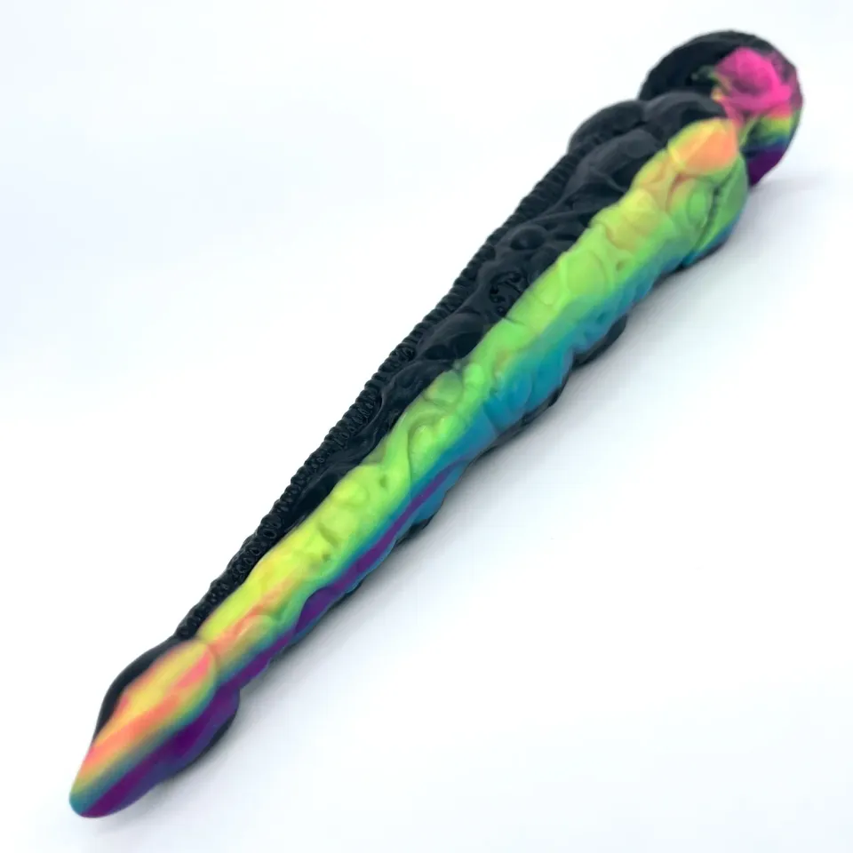 Tentickle Tendriss Black Rainbow small dildo medium
