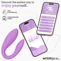 Intoyou Couples Toy koppelsvibrator lavendel met app