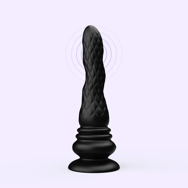 Beisar Phantom zuigdildo fantasy zwart 23 cm