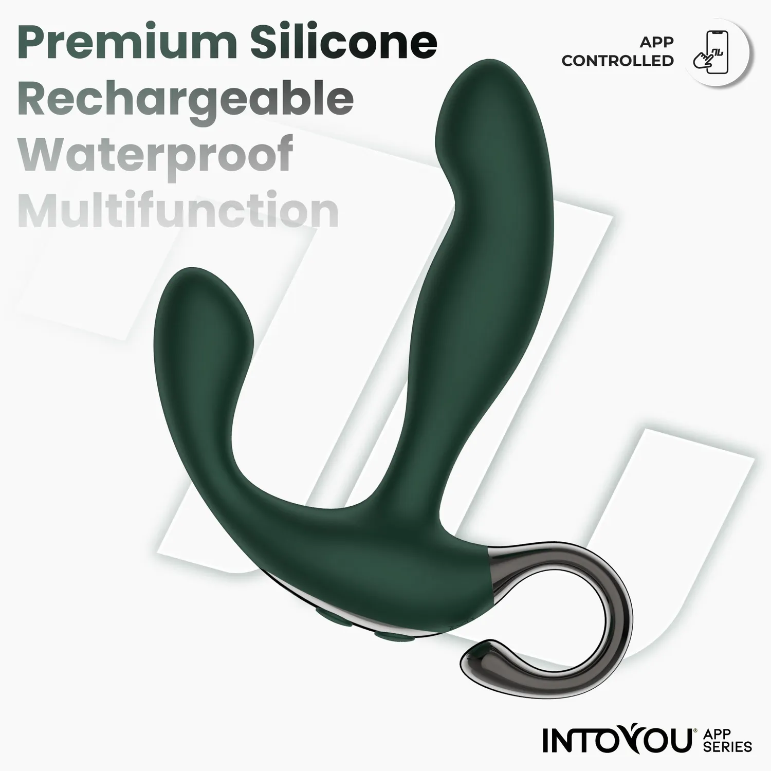 Intoyou Greeny prostaatvibrator met app en wiggle