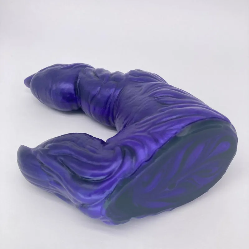 Tentickle Wölfing Purple Velvet dildo medium soft flop