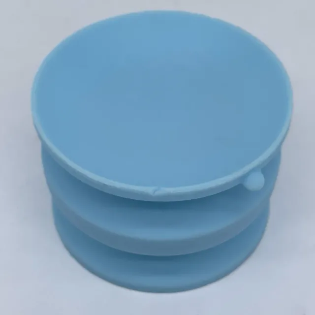 Tentickle Double Sided zuignap pastelblauw medium