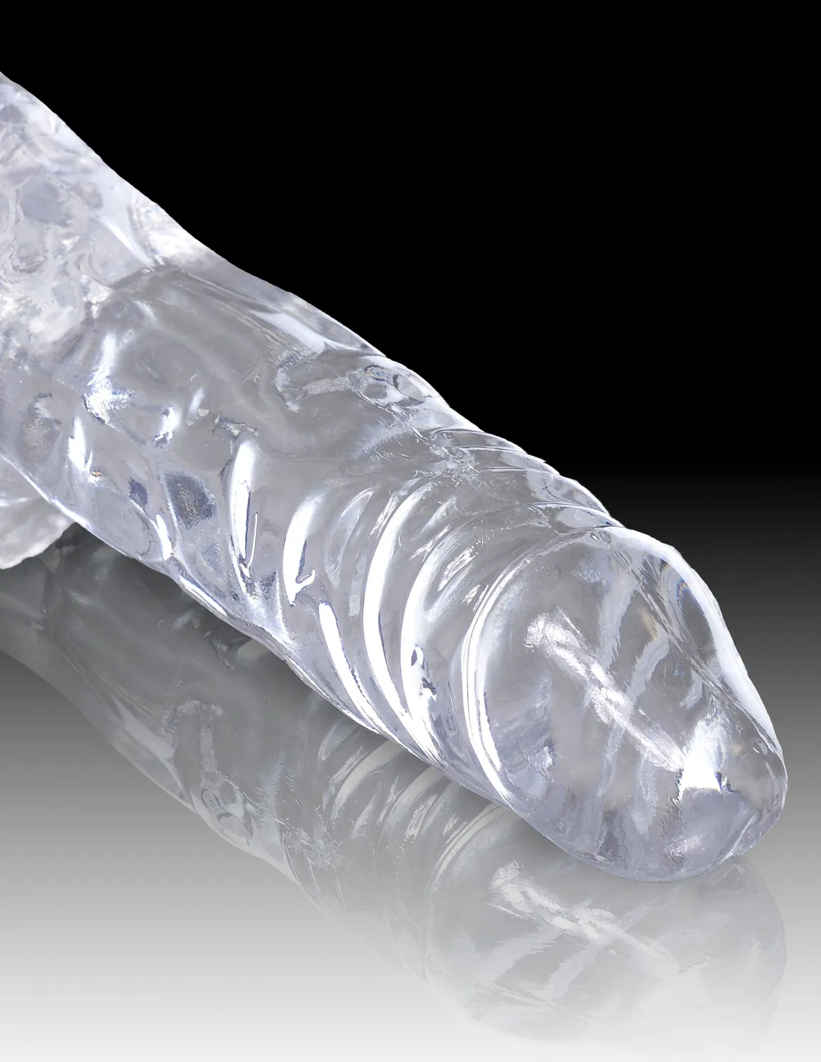 Pipedream King Cock Clear 4 inch dildo transparant met zuignap
