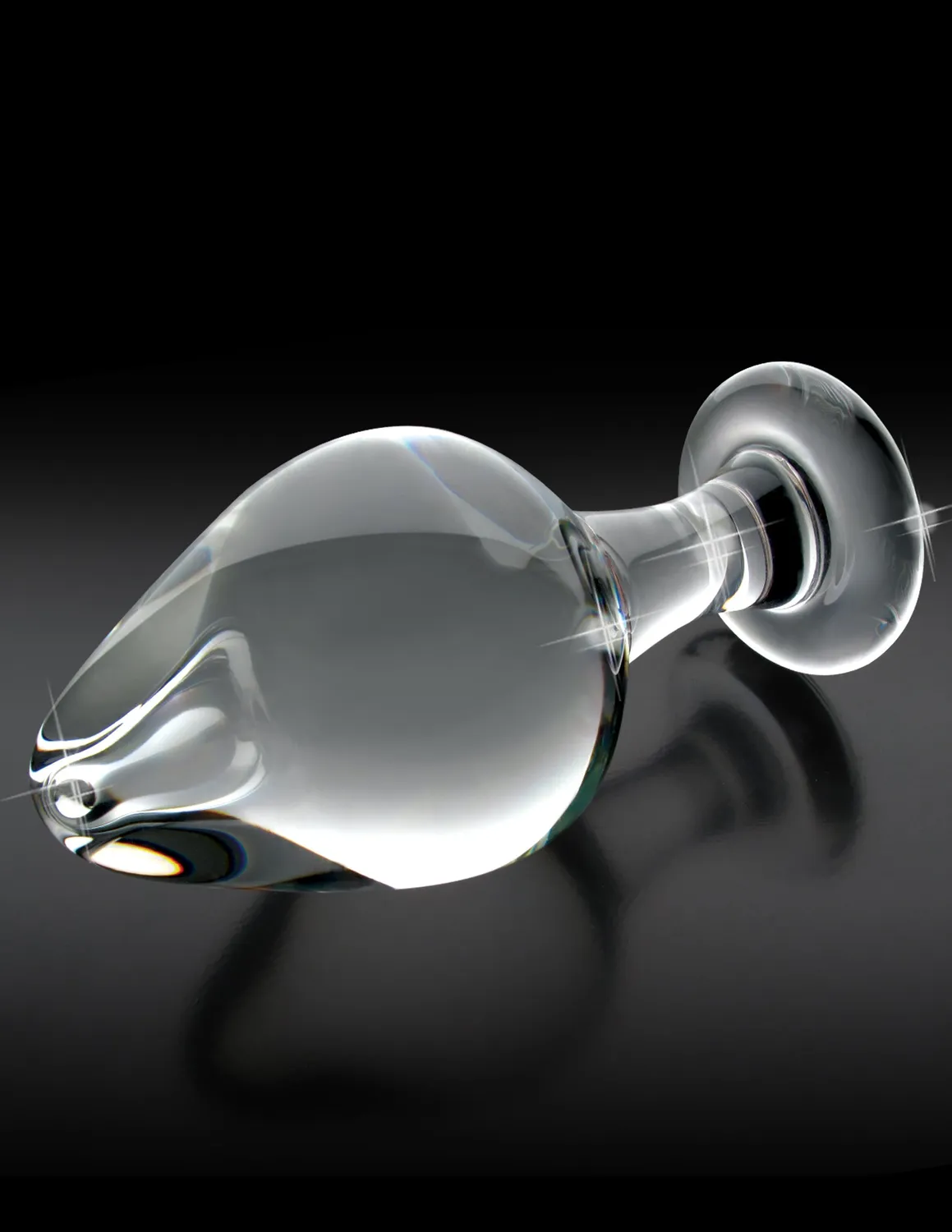 Pipedream Icicles No. 25 glazen buttplug transparant klein
