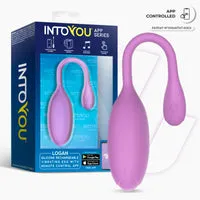 Intoyou Logan vibro-ei paars met app