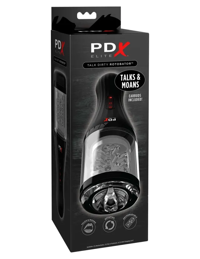 Pipedream PDX Elite Talk Dirty Rotobator masturbator roterend