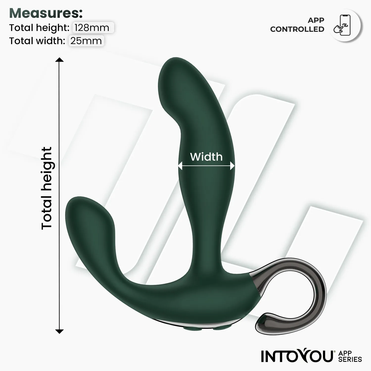 Intoyou Greeny prostaatvibrator met app en wiggle