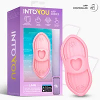 Intoyou Laia verwarmende vingervibrator met app roze