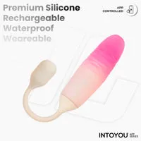 Intoyou NexEgg Motion vibrerend ei beige roze thrusting